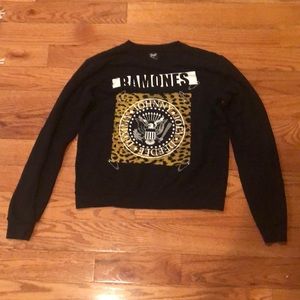 Ramones crew neck sweatshirt